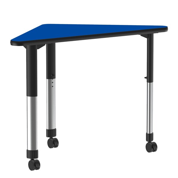 HPL Collaborative Desk - Casters - Wing